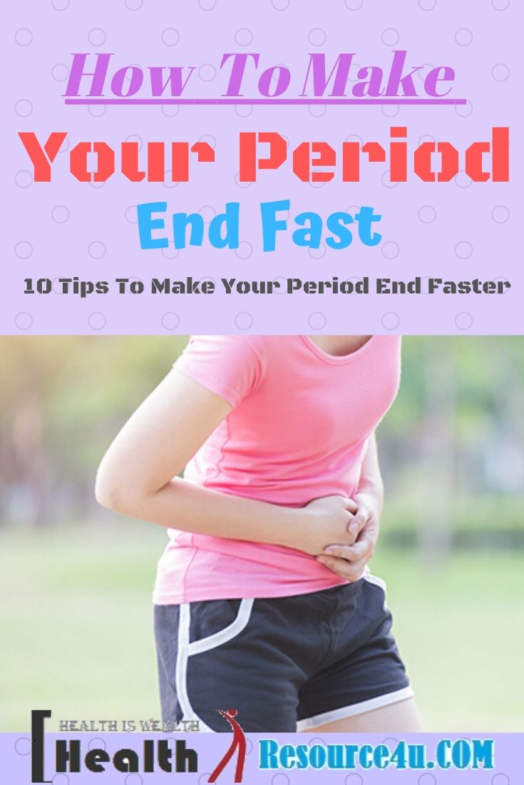 Make Your Period End Faster