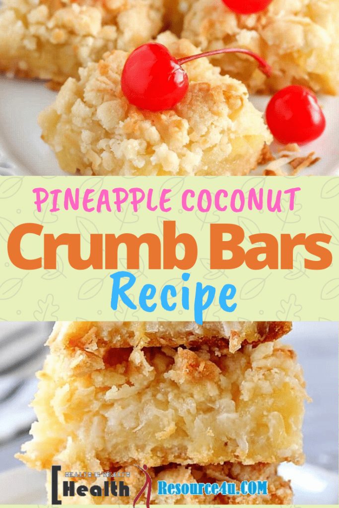 Pineapple Coconut Crumb Bars Recipe How to Make