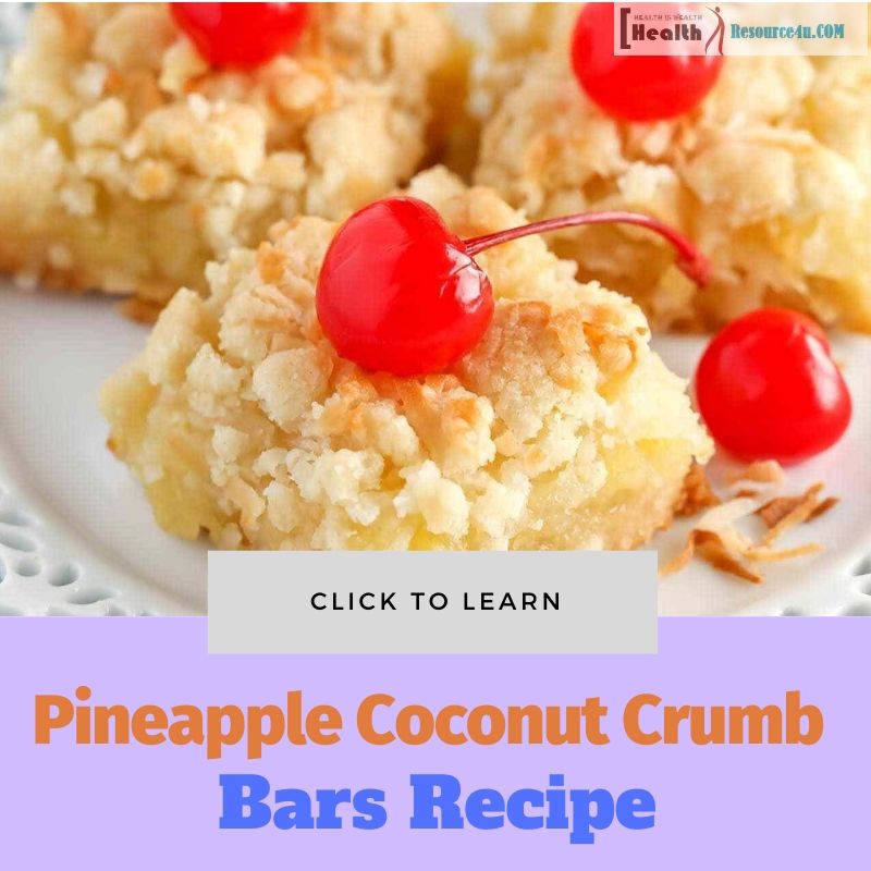 Pineapple Coconut Crumb Bars Recipe