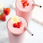 strawberry banana smoothie 4