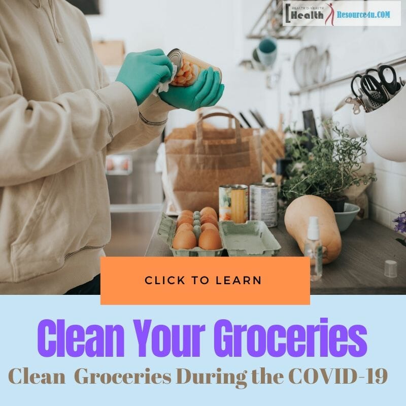 Clean Your Groceries During the COVID-19