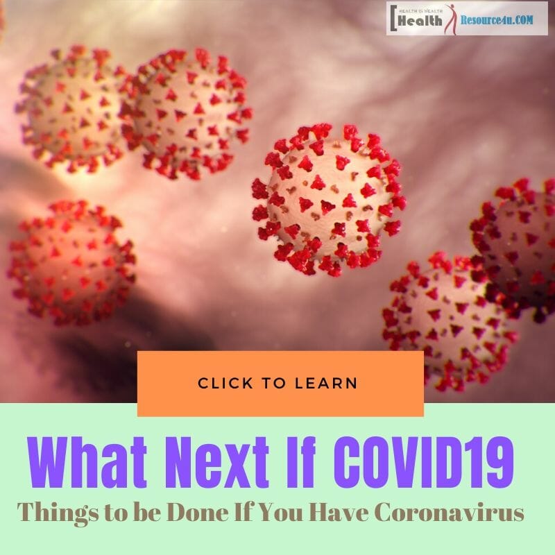 What next if You have Coronavirus